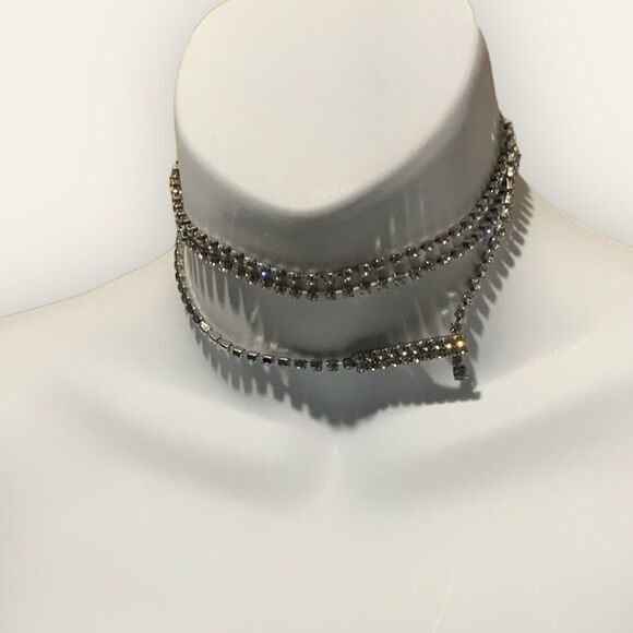 Vintage Rhinestone Wrap Necklace - Picture 12 of 12